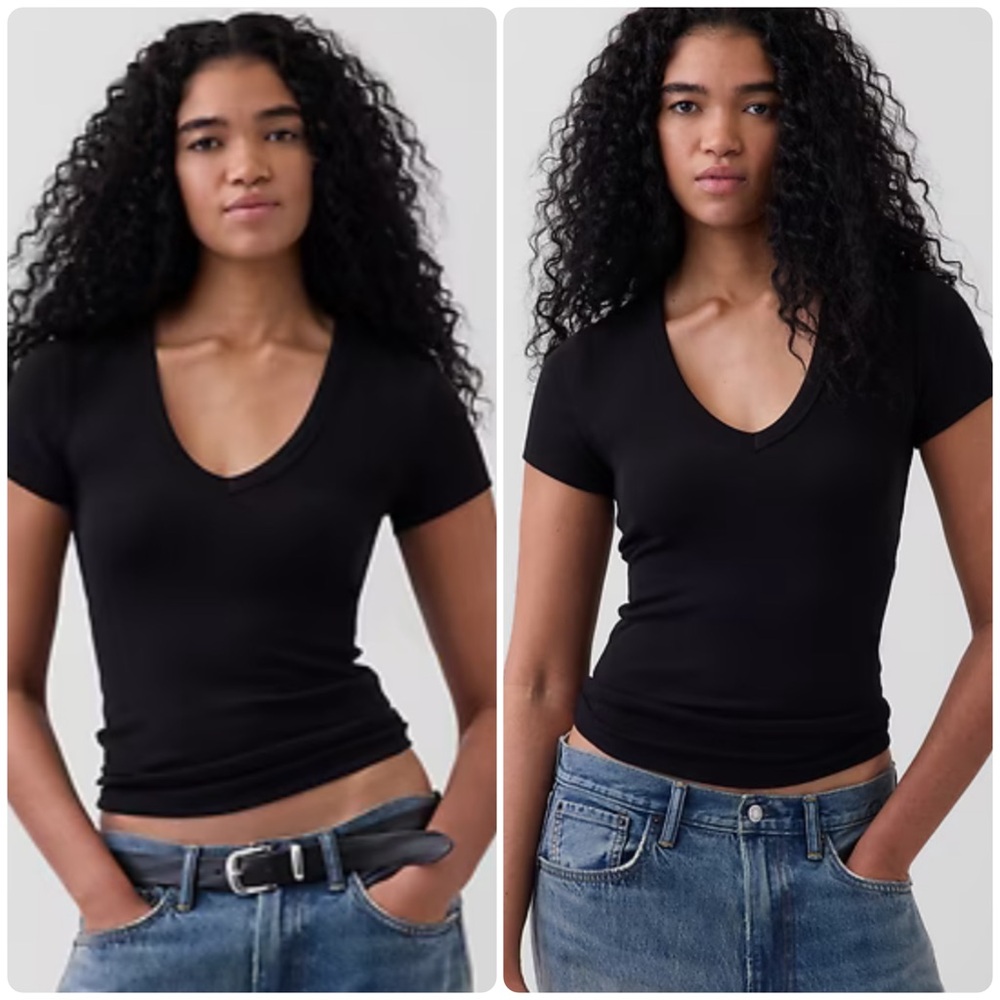 BOGO Gap L modern v neck tee bundle of 2